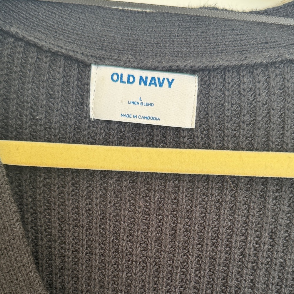 Old Navy Women's Classic Black Cardigan - Picture 3 of 8